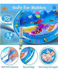 Premium Baby Inflatable Water Tummy Time Mat